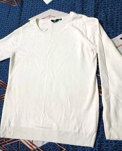 Fig By Trends White Sweatshirt For Women &amp; Girls