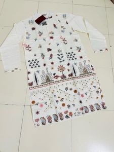 Cotton Embroidered Jodhpuri Kurta
