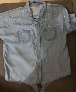 Pearl Denim Shirt