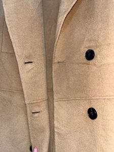HANDMADE Wool Blend Trench Coat