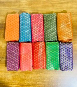 10 Psc Unstitched Blouse Piece Material 1 Mtr Each