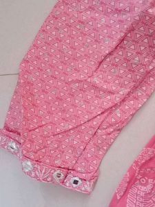 Pretty Pink Embroidered Kurta