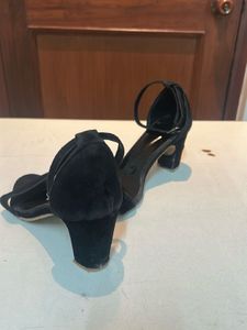 Black Ankle Strap Heels