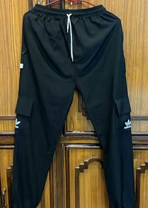 Adidas Black Cargo Pants
