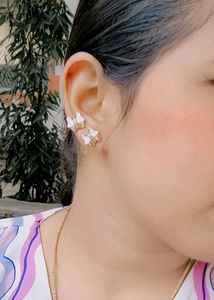 ✨ Elegant Stud Earring Set - 3 Pairs ✨ Free gift