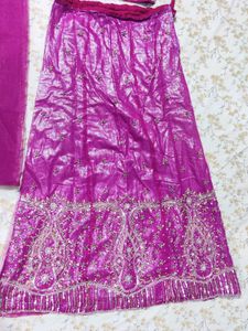 💜😍Girl&#39;s Lehanga Choli ( For 11 - 12 Years )