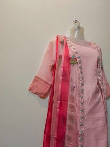 Elegant Salwar Suit Set Fits For M,L And Xl