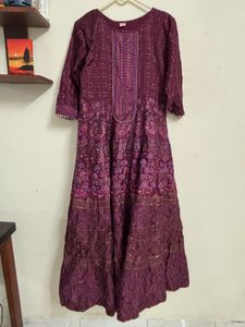 Floral Paisley Print Long Dress