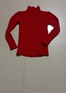 Adorable Red Turtleneck for Kids