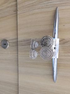 An Exclusive Pair Of Oxidised Jhumkas