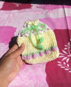 Kawai Crochet Pouch