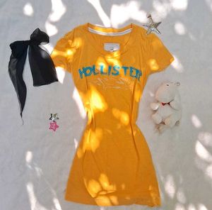 y2k vintage Hollister fitted top Printerest 2000s