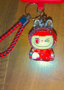 Wink Labubu Gel Key Chain