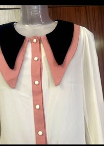 Korean Elegant Button-Down Blouse🌸❤️