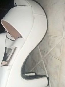 White Stylish Heels Sandal