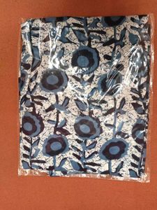 Brand New Blue Floral Print Kurti - 4XL Size