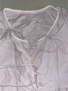 Pretty Lavender Tie Top