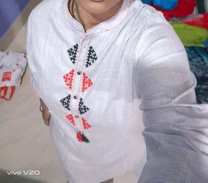 Embroidered Cotton Kurti
