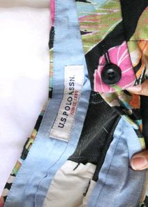 Floral Print Sleeve Shirt And Shorts Set
