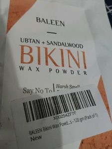 BALEEN Bikini Wax Powder - Ubtan &amp; Sandalwood