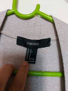Longline Woolen Shrug