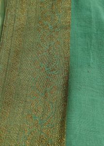 Teal Floral Print Fabric