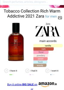 Zara Tobacco Collection Perfume