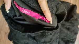 Black Lace Maxi Skirt