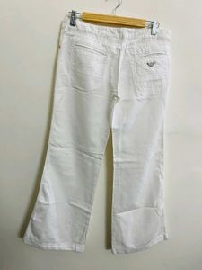 Armani White Trousers