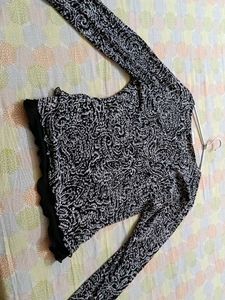 Black Wrap Type Top
