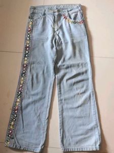 👇🌸 Garba Special Handmade Jeans – H.M Collection