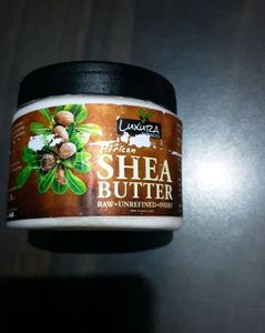 Body Blush Organic Rose Body Butter( Homemade) And Luxura Sciences Raw Shea Butter Combo
