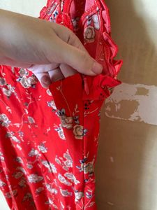 Floral Ruffle Dress
