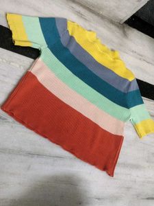 Multi Colour Crop Top