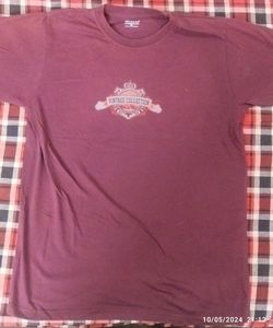 Pure Cotton Rust Color TShirt For Men Diwali Offer
