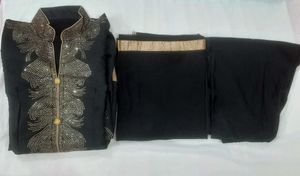 Black And Golden Ethnic Suit