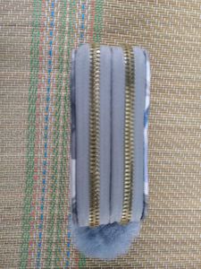 Floral Card Holder with Pom Po