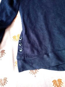 Navy Blue Long Sleeve Shirt