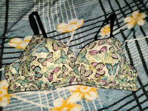 Butterfly Print Bra