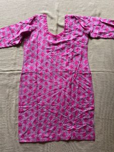 Pink Salwaar Suit With Dupatta