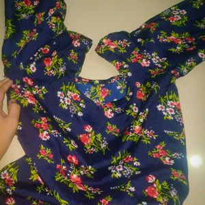 a floral printed kurta