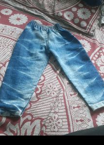 Shaded  Jeans Pant And Beautiful Mustard Yellow  Short  And  Like New   Dongre Jeans Short