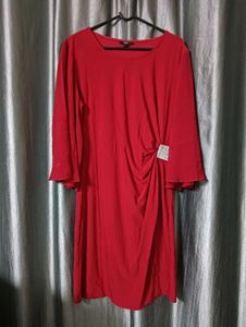 Elegant Red Party Dress ❤️‍🔥