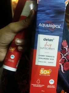 New Aqualogica detan sunscreen