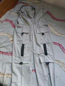 Grey Cargo trackpants