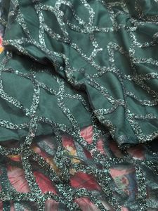 Emerald Green One-Shoulder Gown