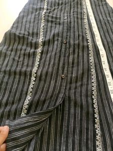 Elegant Striped Kurta Set