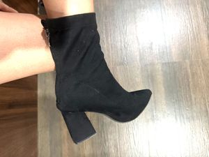 Black Suede Ankle Boots
