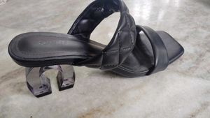 Black Heeled Sandals