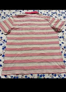 Fila Classic Stripe Shirt** 🩷⚪